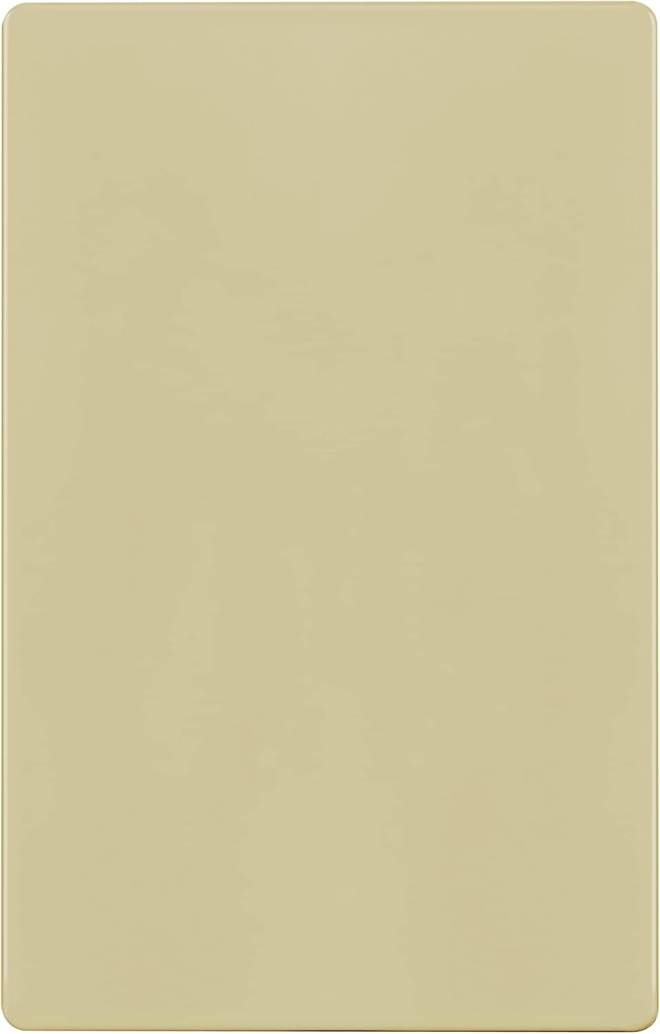 ENERLITES Screwless Blank Wall Plate, Child Safe Blank Device Outlet Cover, Standard Size, 1-Gang 4.68" x 2.93", Polycarbonate Thermoplastic, UL Listed, SI8801-I, Glossy, Ivory