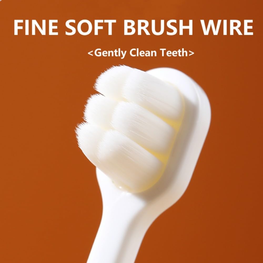 Neverfade Dinosaur Kids Toothbrush - Extra Soft Wide Head Toothbrush Tor Baby, 0.08mm Soft Filament Toddler Toothbrush for Kids 2-4,Make Brushing Fun and Protect Kids Delicate(Green)