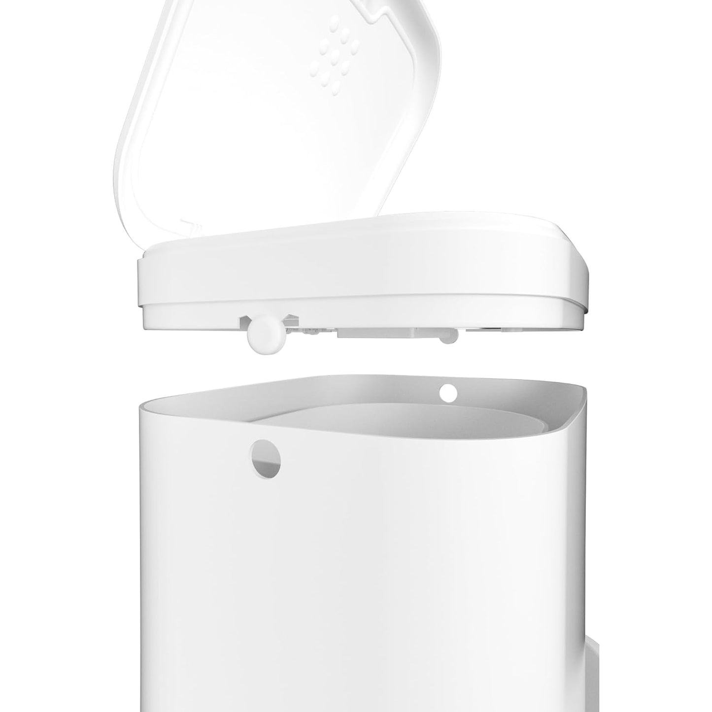 Silent Diaper Bucket with Deodorizer, HDPE Structure, Locking lid