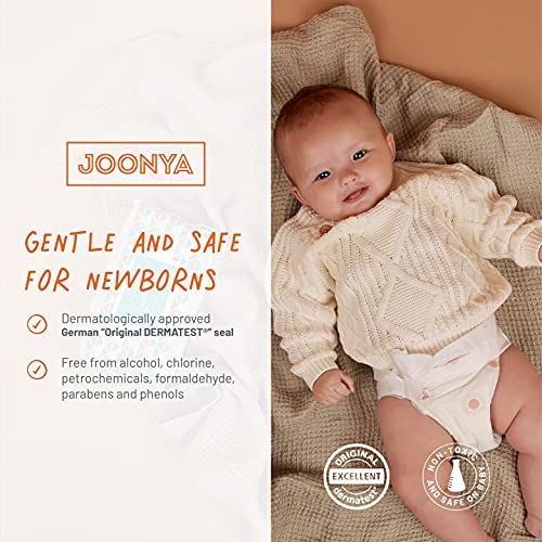 JOONYA Unscented Baby Wipes — Plant-Based, Fragrance-Free Diaper Wipes | Hypoallergenic, Non-Toxic, Compostable & Biodegradable Wet Wipes for Sensitive Newborn Skin | 3 Packs of 80 Wipes (240 Total)