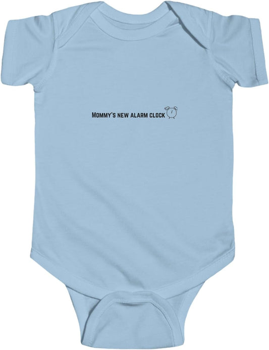 Baby Bodysuit - Mommy's New Alarm Clock - Cute Infant Outfit, Gift for New Parents, Funny Baby Clothes, Shower Gift,
