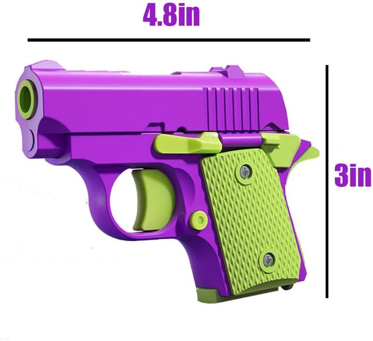 Easter Basket Stuffers,1911 3D Printed Small Pistol Toys, Stress Relief Pistol Toys for Adults, Suitable for Relieving ADHD, Anxiety,Easter Fillers Easter Gifts for Boys(4PCS)