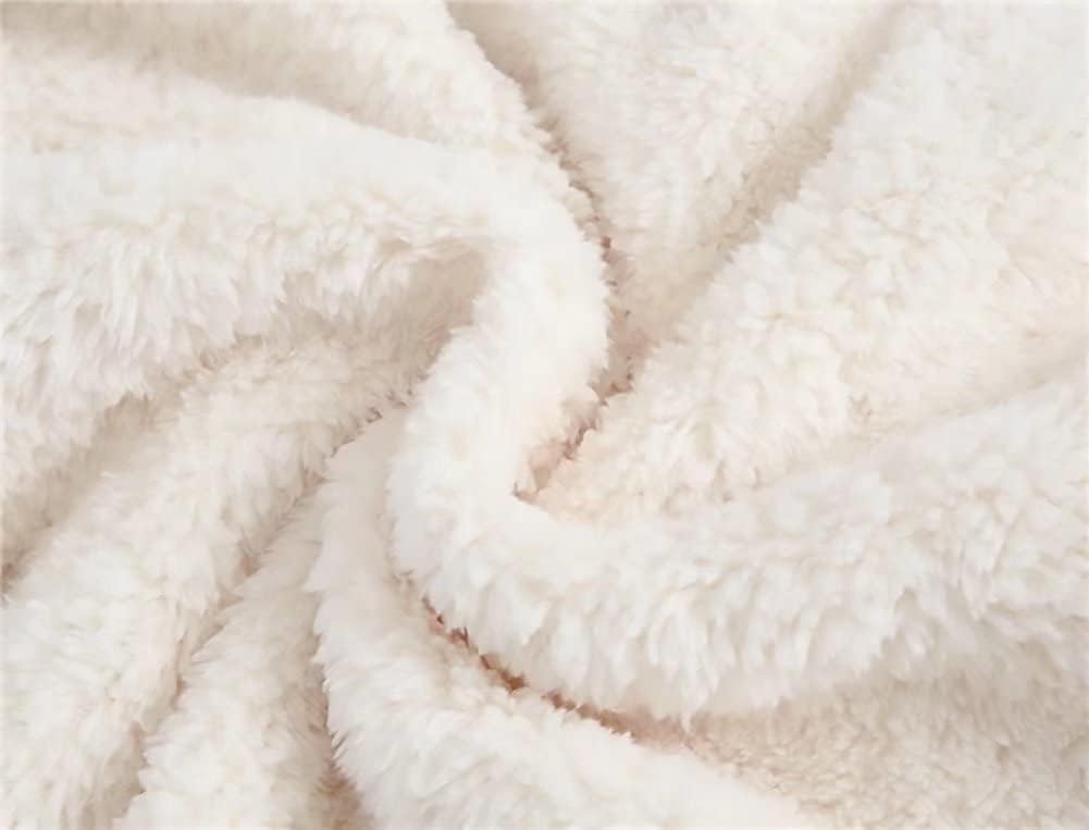 AIWUHE Toddler Boys Girls Hooded Jacket Fleece Hoodie Winter Warm Solid Color Teddy Coat Zip-up Bear Ear Sweater Fall Clothes