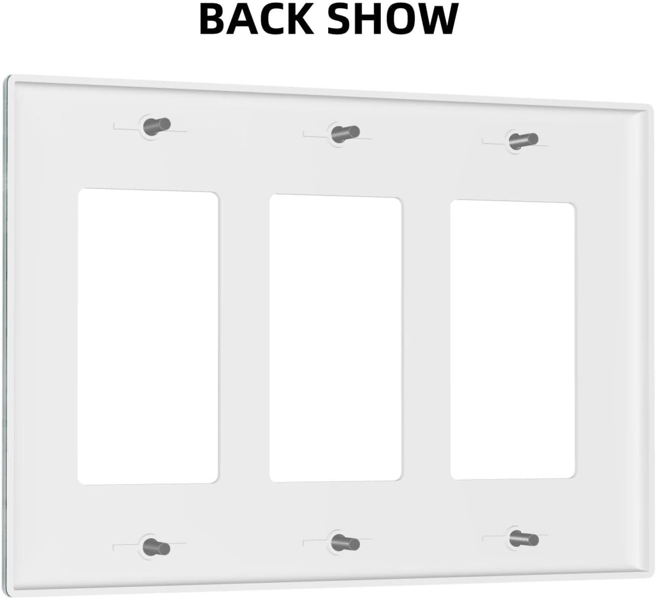 Light Switch Covers Rustic Teal Daisy Floral Flowers Butterfly Wood Grain 3 Gang Rocker Electrical GFCI Decorative Triple Outlet Wall Plate Cover Switchplate for Bathroom Bedroom Decor