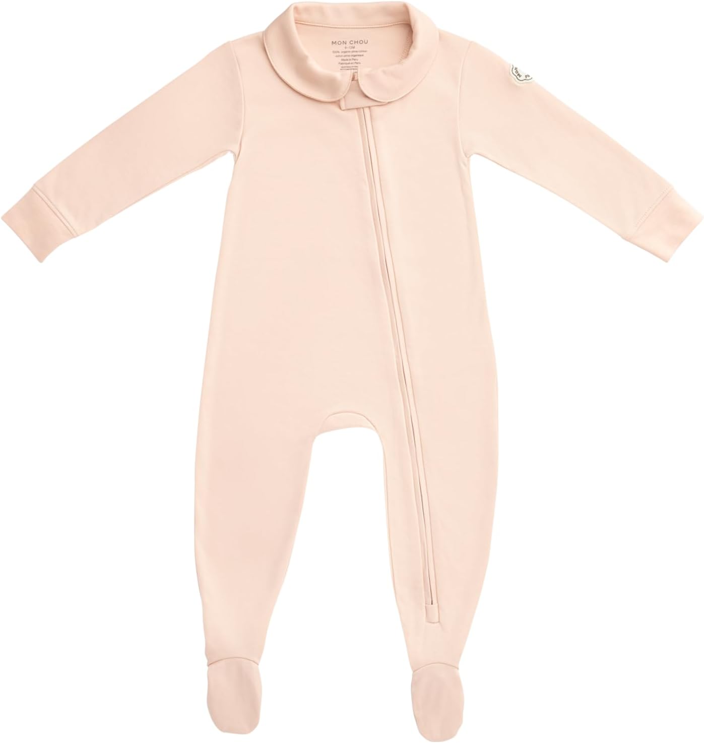 MON CHOU Organic Cotton Baby Pajamas - Ultra Soft Baby Footie Pajamas - 100% Pima Cotton PJ’s - Luxury Newborn Sleepers