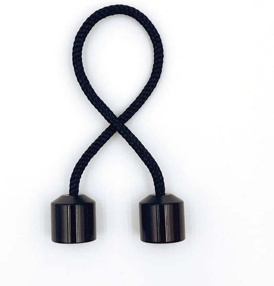 Titanium Alloy Beads - Worry Fidget Beads Skill Toys - Portable EDC Metal Fidget Toys - Gifts for Skill Players - with Parachute Cord (Black)
