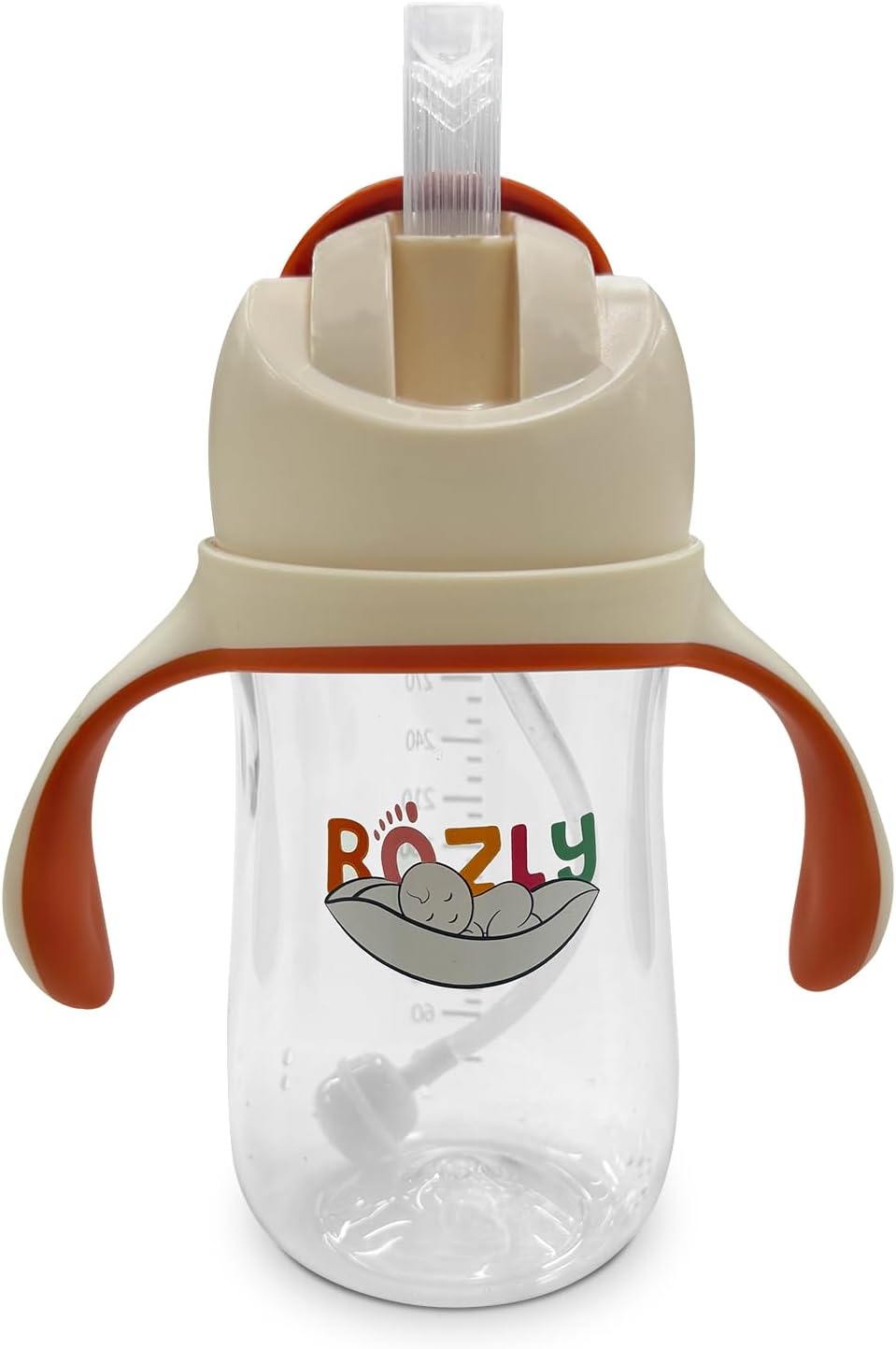 Spill-proof sippy cup for toddlers with straw - Easy grip straw sippy cup for toddlers - BPA-Free Sippy cup for 6 month old - Durable baby sippy cups 6-12 months