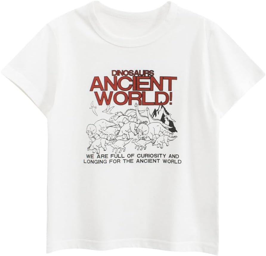 Boys' 4-Pack Excavator Short Sleeve Crewneck T-Shirts Top Tee Size 2-7 Years Toddler Boys' Value Pack Cotton T-Shirt