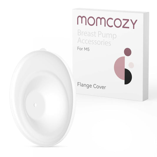 Momcozy Flange Lid Only Compatible with Momcozy M5 NOT for Others. Dust-Proof Flange Cover Original M5 Breast Pump Replacement Accessories, 1 Pack