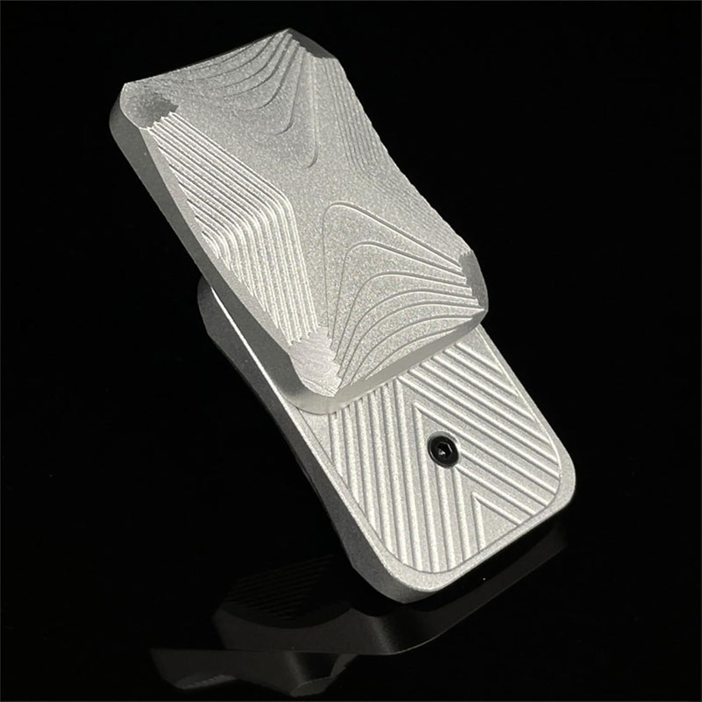 Unrestricted Push 3 Click Haptic Slider EDC Fidget Clicker Metal Fidget Toys ADHD Tool Anti-Anxiety Office Desk Toys Adult Stress Relief Toys (X Alloy Haptic Slider)