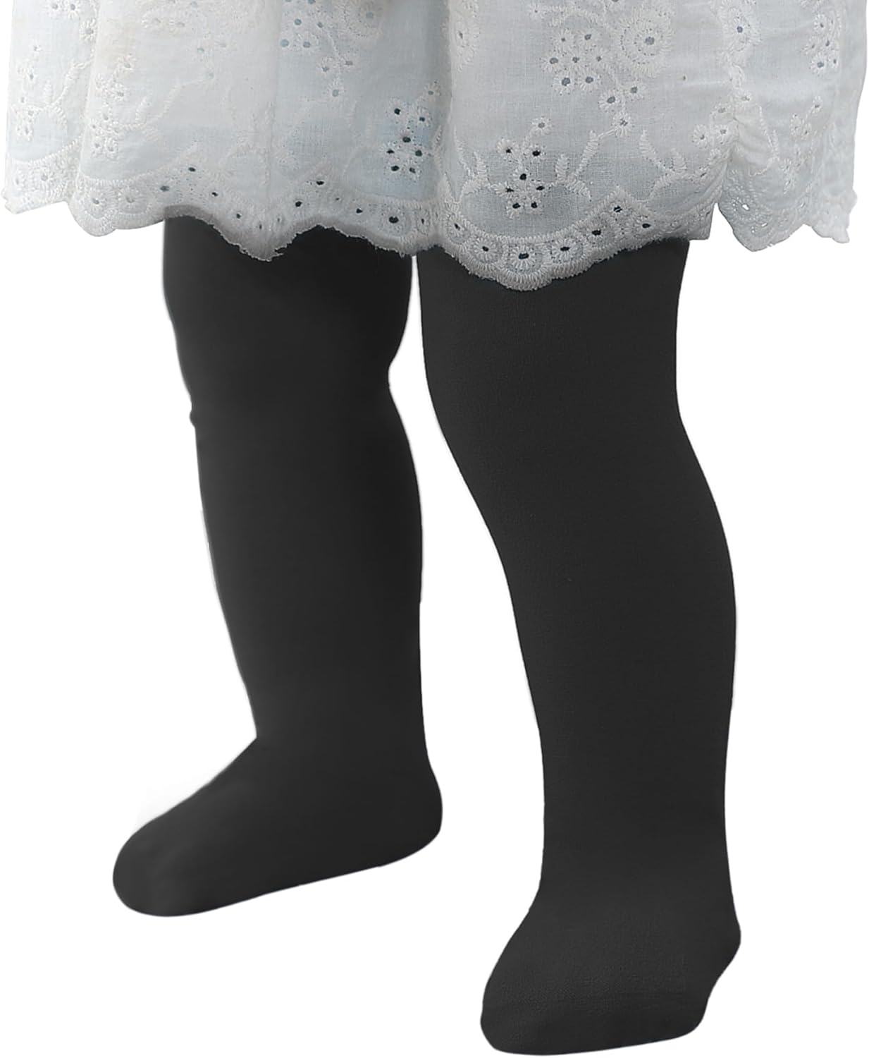 Ultra Soft Toddler Ballet Tights for Girls - Footed Dance Tights Colorful Baby Girls Leggings for Daily Party Halloween 1-6T