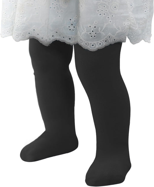 Ultra Soft Toddler Ballet Tights for Girls - Footed Dance Tights Colorful Baby Girls Leggings for Daily Party Halloween 1-6T