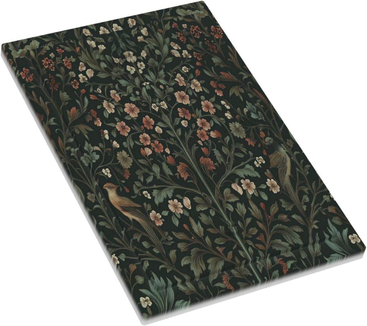 Light Switch Cover Plate Vintage Morris Colorful Flower Green Leaf 1 Gang No Device Blank Electrical Wall Plates Faceplate Decorative Switch Plate For Bed Room Living Room Decor