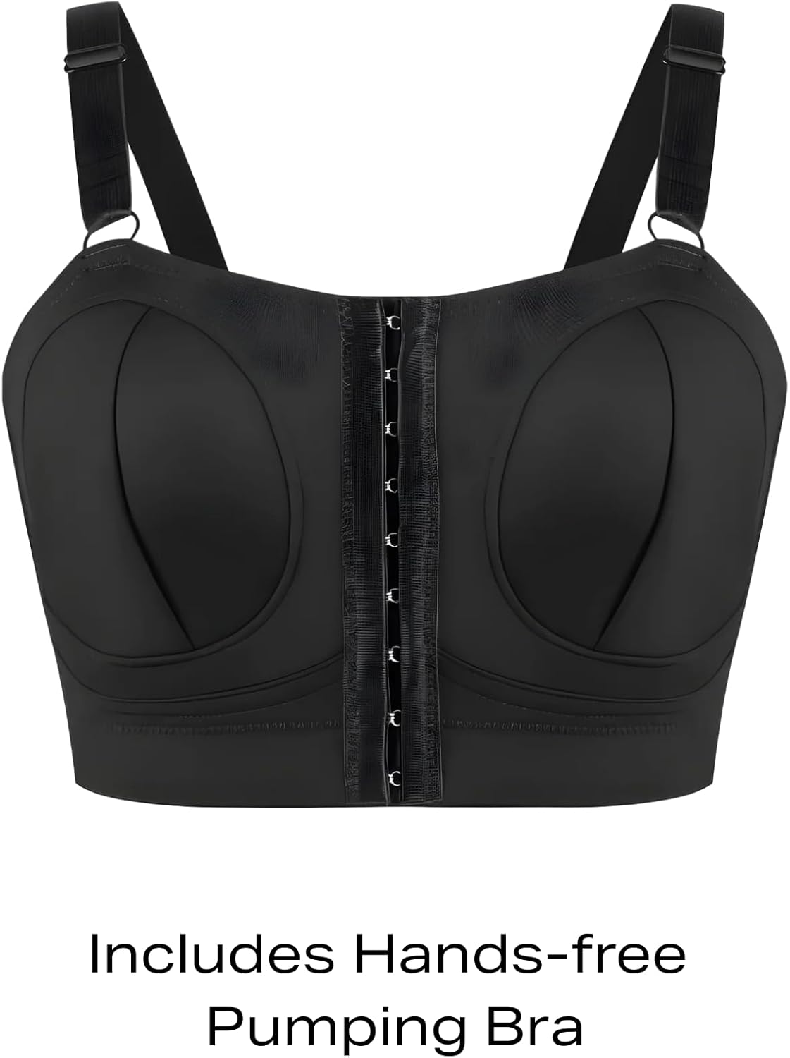 Zomee Z2 Double Electric Breast Pump - Shabbat Mode Edition - Portable, Hands Free Pumping Hospital Grade Wearable Breast Pump Including; Black Bamboo Pumping Bra (Medium)