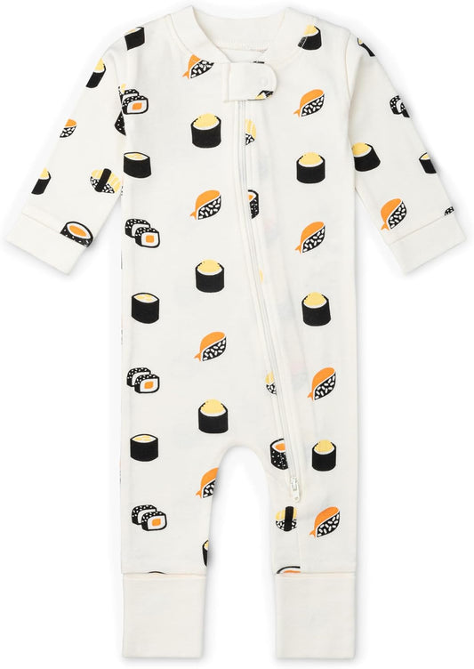 MONICA + ANDY Baby Organic One-Piece Baby Pajamas