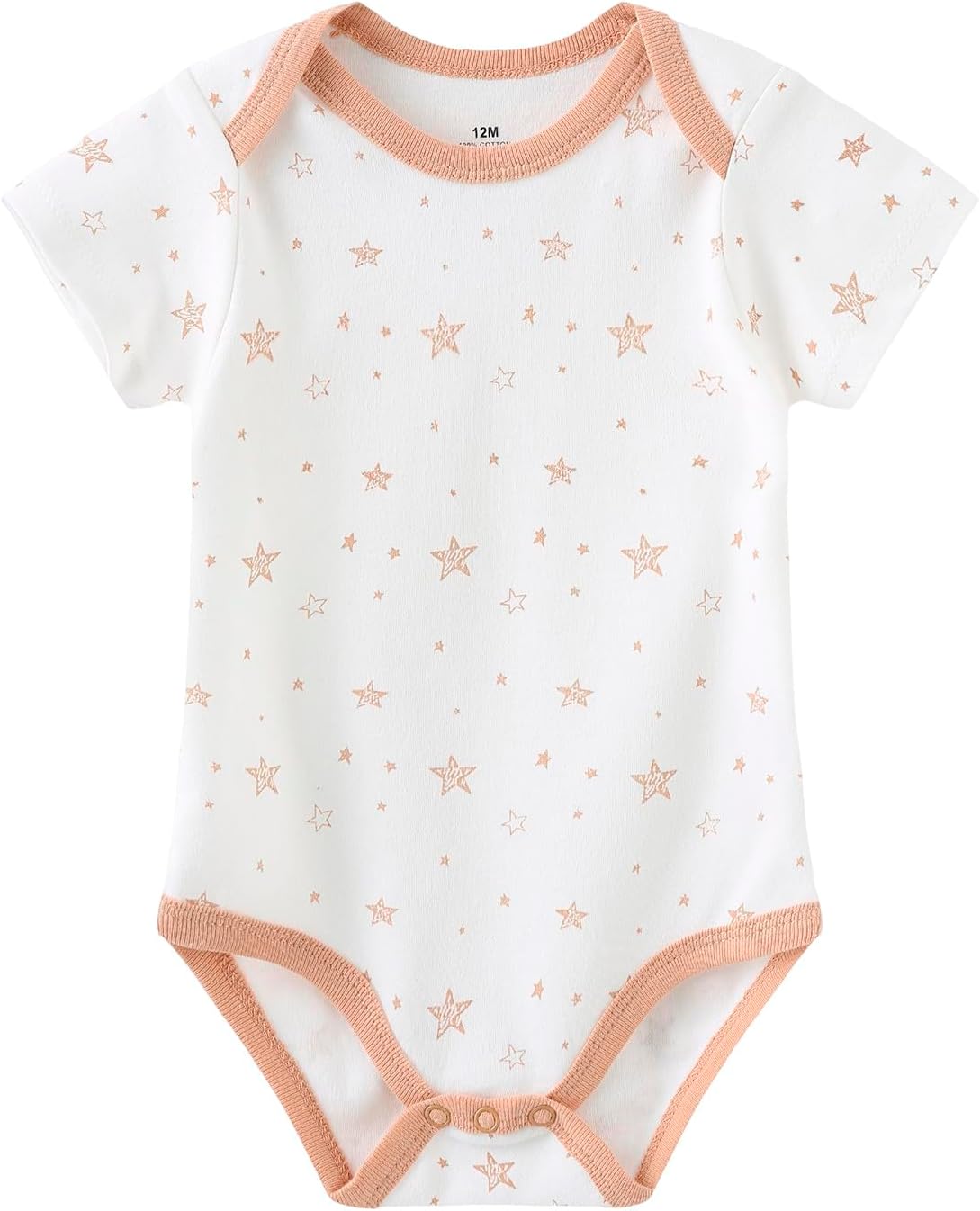 Baby Bodysuit Short Sleeve one-Piece Newborn Baby Clothes for Baby Boy and Girls