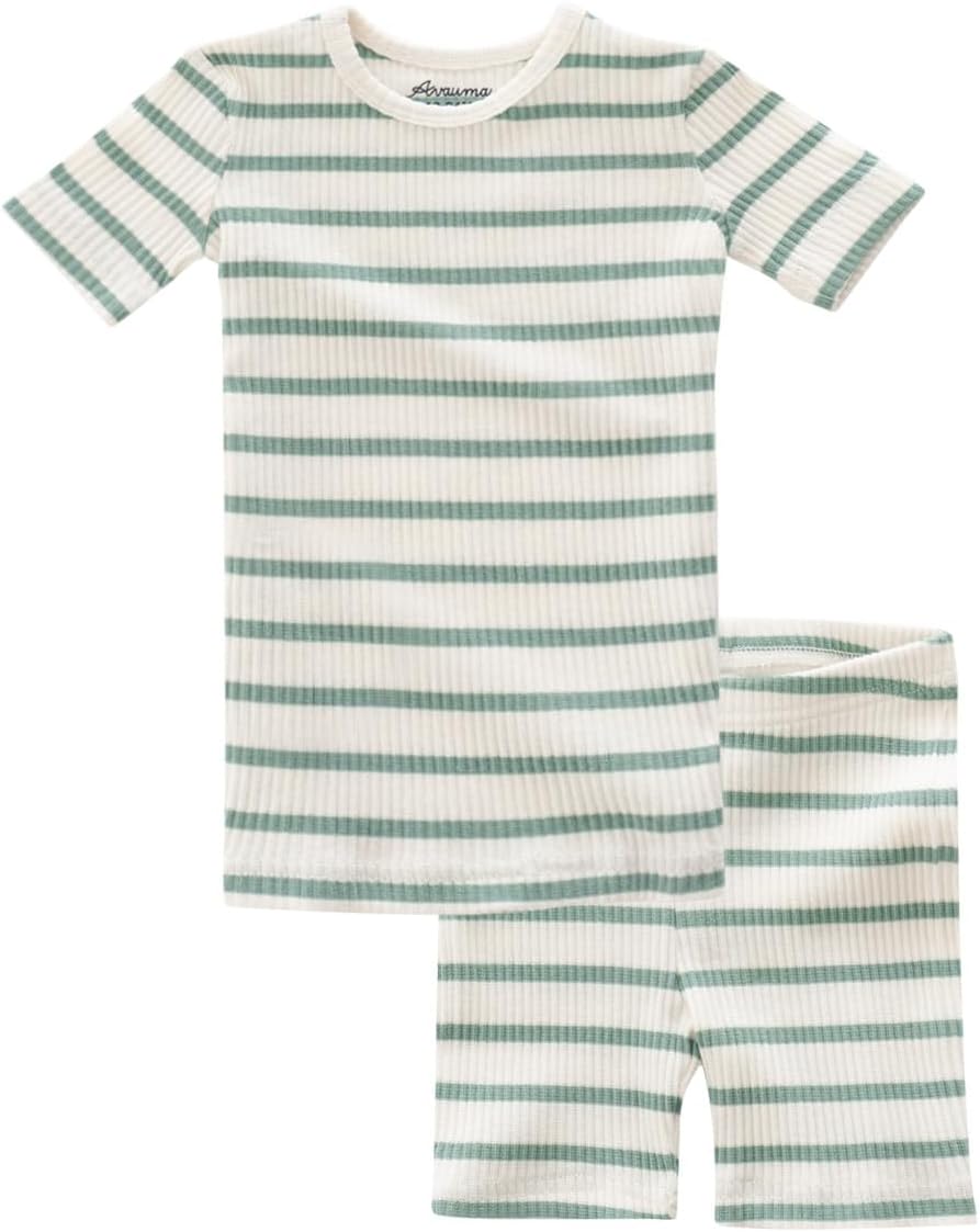AVAUMA Baby Boys Girls Pajama Set 6M-7T Kids Cute Toddler Snug fit Pjs Cotton Sleepwear