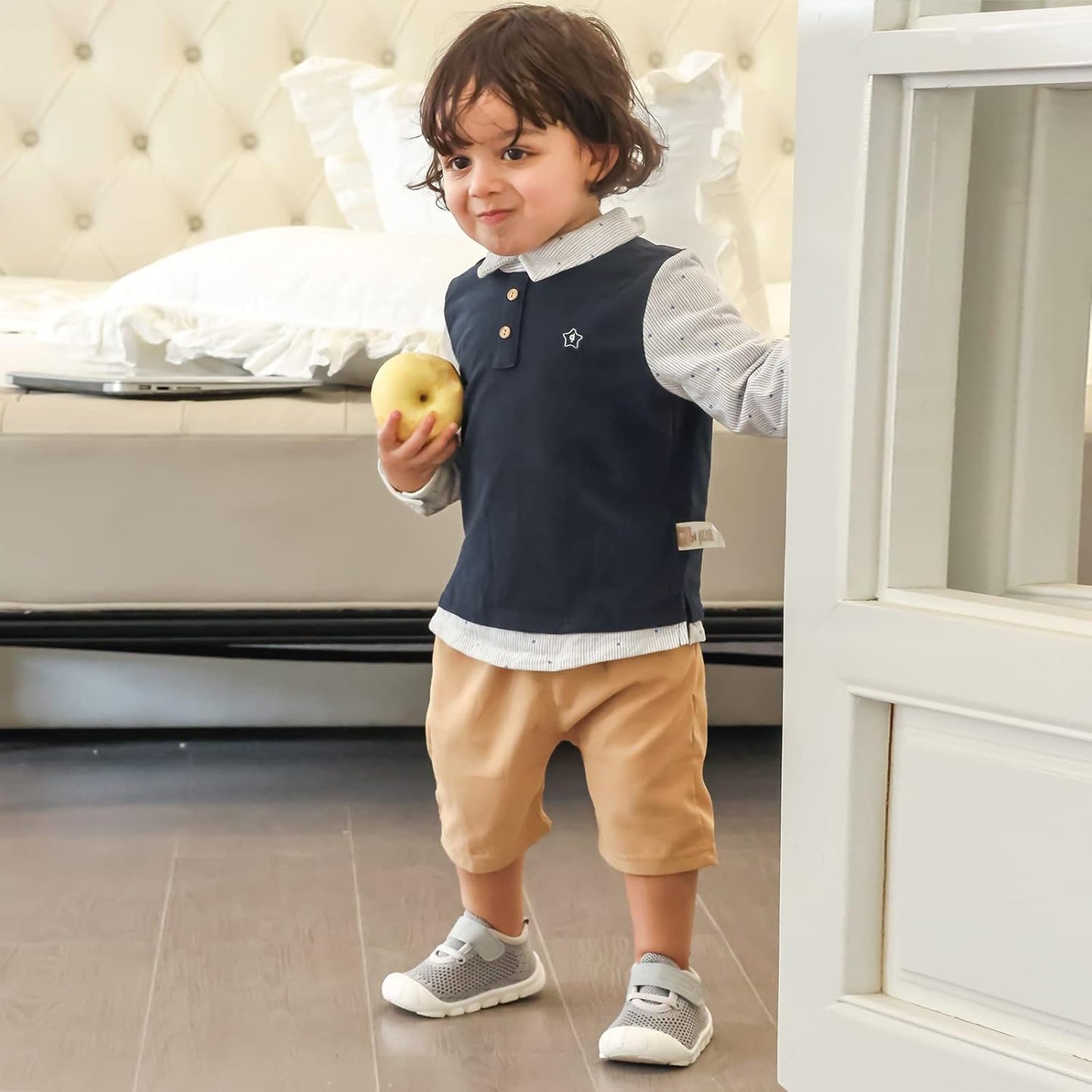 Baby Shoes Boys Girls First Walkers Cute Animals Toddler Sneakers Prewalkers Rubber Sole