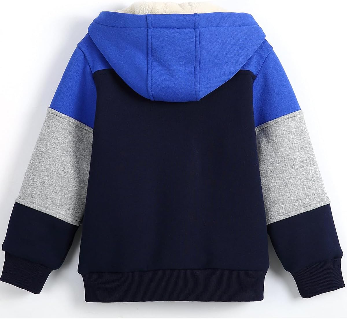 Bumeex Kids Boy's Girl's Sherpa Fleece Lined Jacket Spring Fall Winter Zip up Sweatshirt Hoodie 2-14Y(Toddler/Kid)