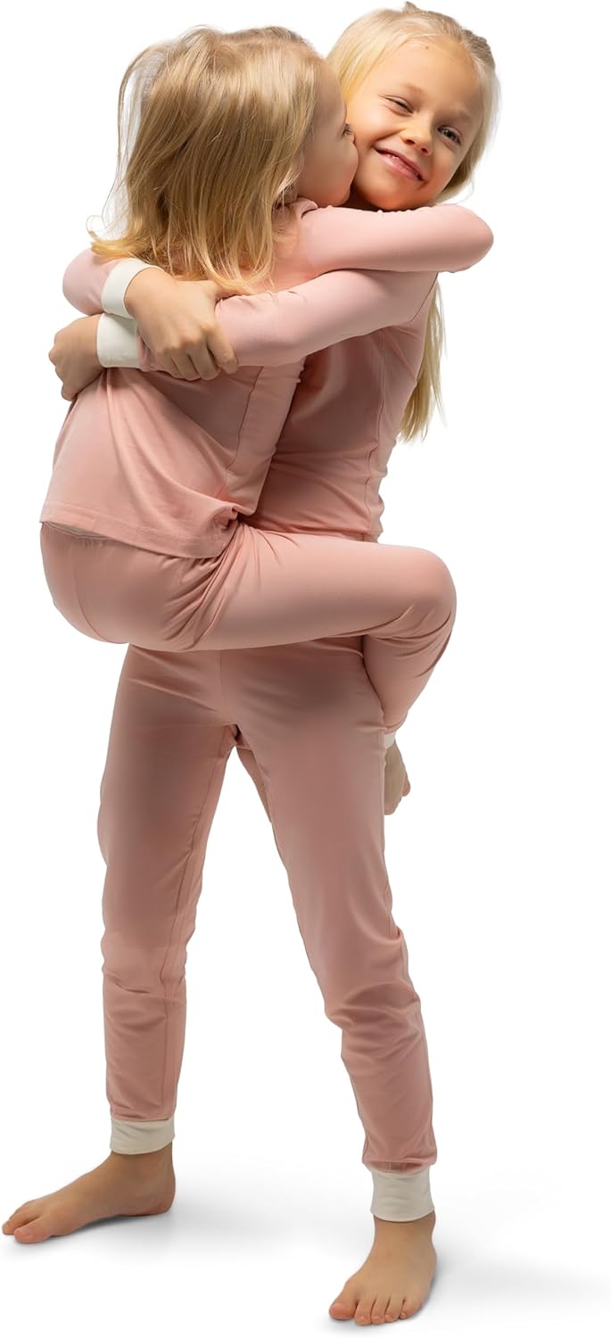 2-Piece Pajama for Kids and Toddlers - Toddler Pajamas - Boys and Girls Pajamas viscose made from Bamboo