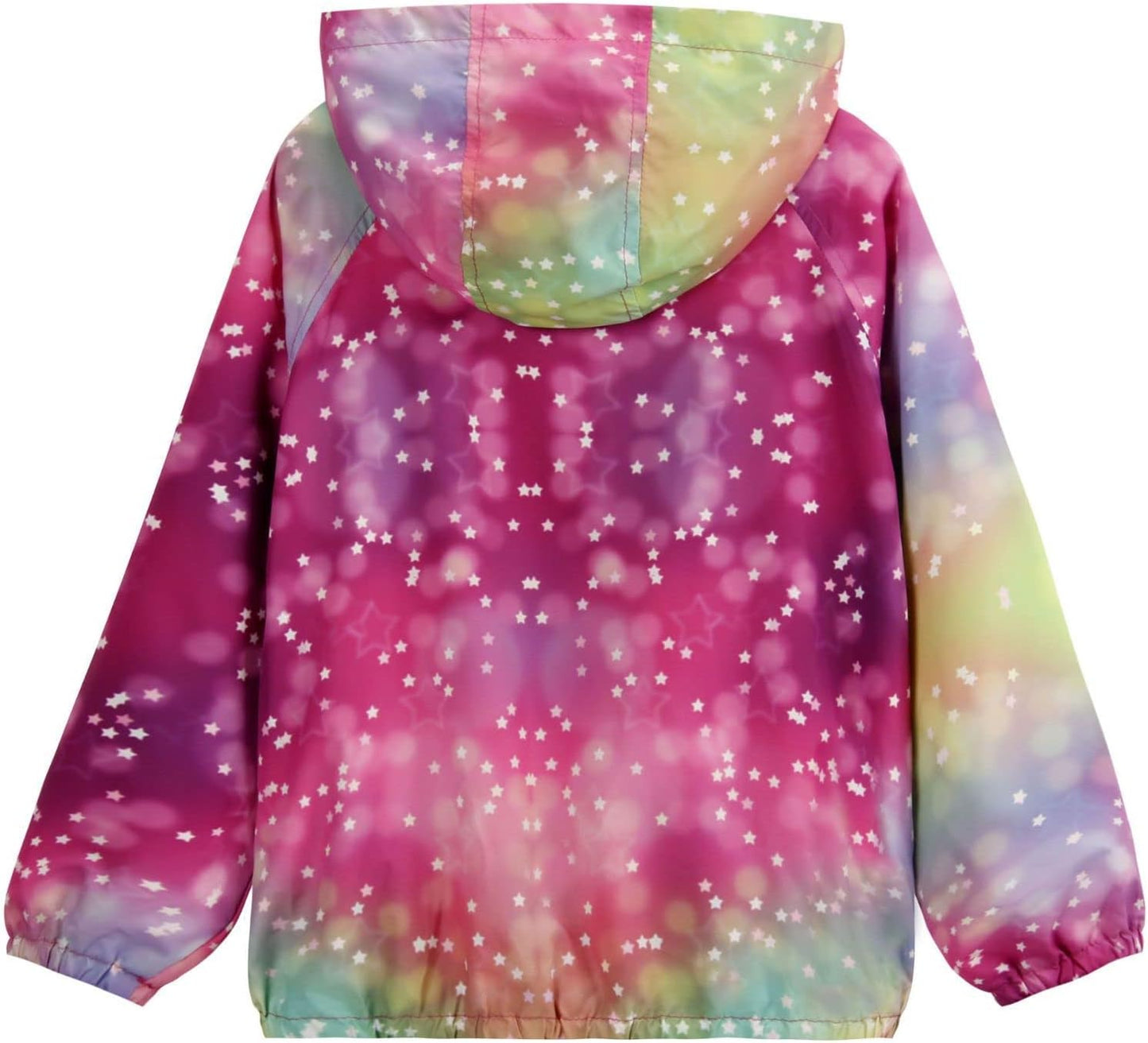 WELAKEN Lightweight Jacket for Girls Kids & Toddler II Girls' Print Water-Resistant Jacket