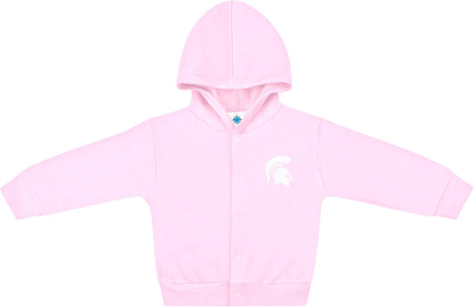 Creative Knitwear College Baby Snap Hooded Jacket - Team Logo, Multiple Colors, for Boys & Girls, (0-24 Months)