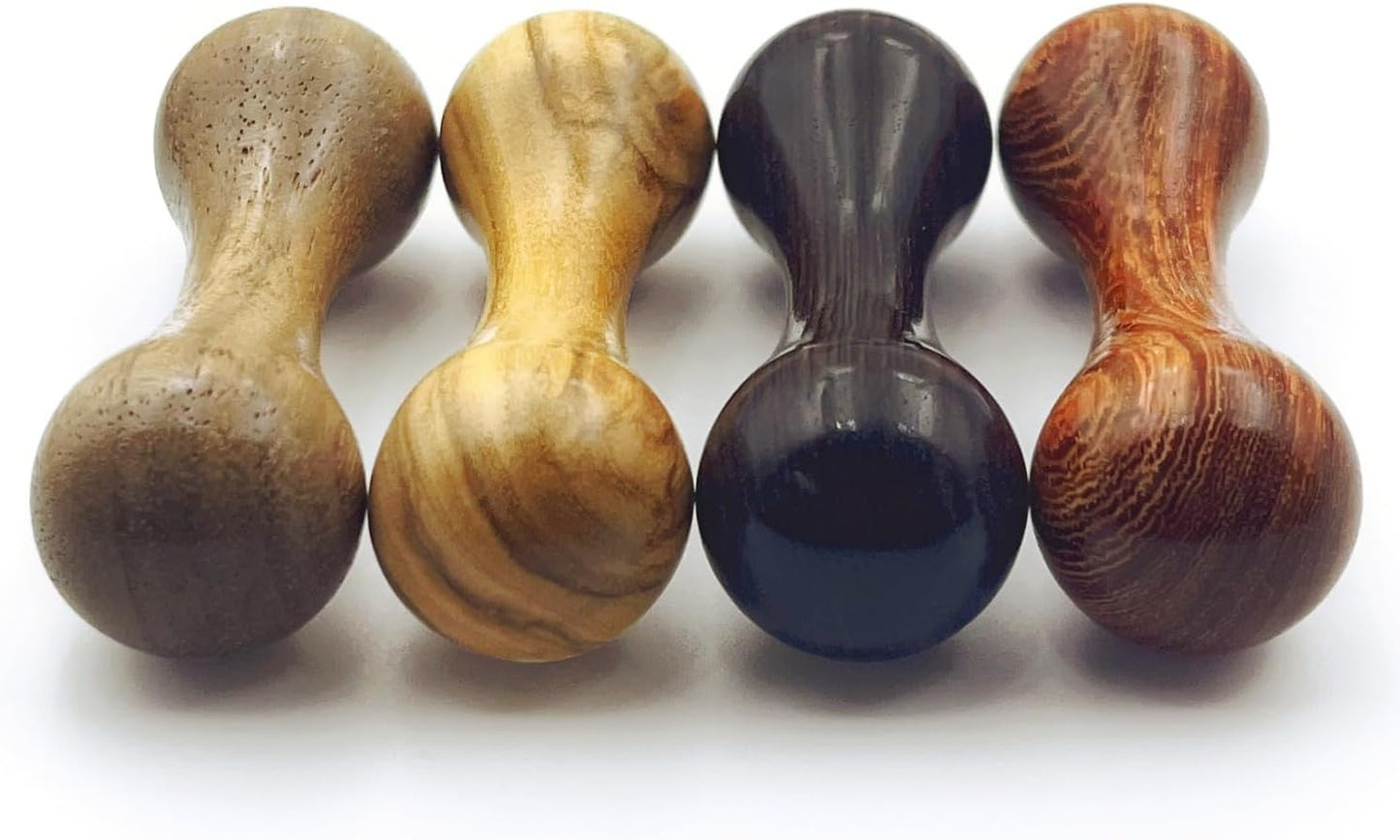 Knucklebone Wooden Bone Toys, Finger Skill Toys, Portable EDC Desktop Fidget Toys, Leisure Toys Suitable for Many Scenes (Olive Wood)