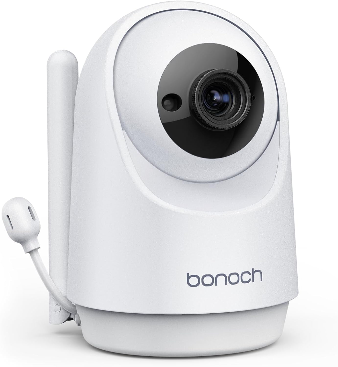 bonoch Add-on Baby Camera Unit for BBM01/ BBM03/ BBM05, 720p HD Video Baby Monitor Camera No WiFi, Security Split-Screen, Auto Night Vision, 4X Zoom, 2-Way Audio, Temperature Sensor, 8 Lullabies