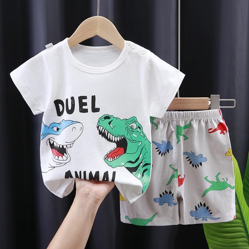 Toddler Baby Boy Clothes for 2t 3t Boys Cute Summer Short Sleeve T-Shirt Tops Shorts Clothes Sets Baby Boy Outfits