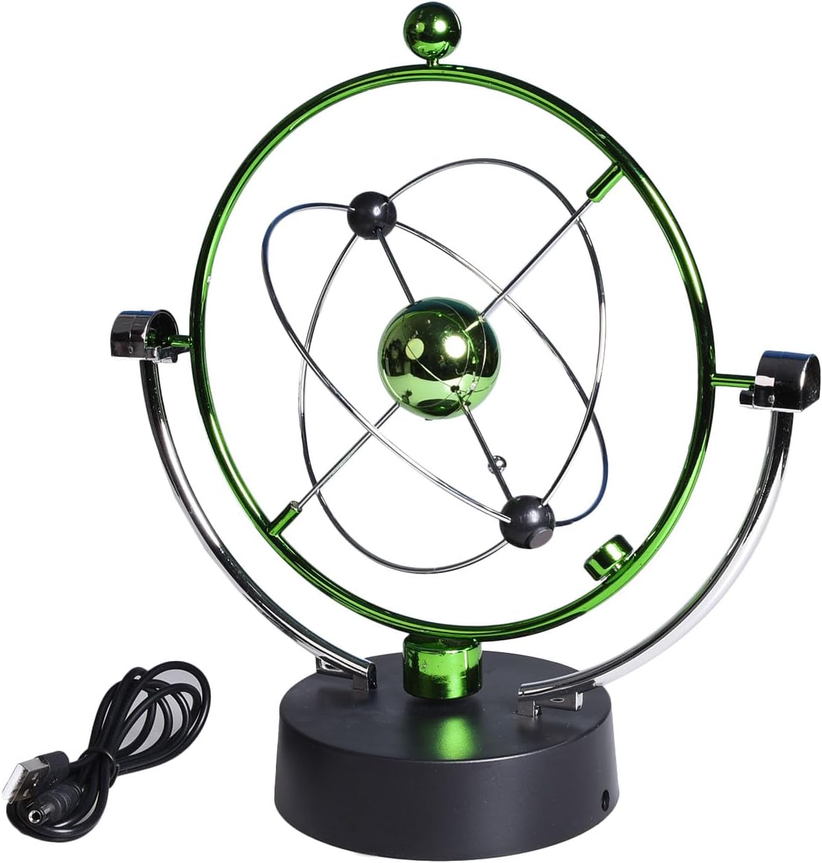 ThinkTop Kinetic Art Asteroid, Educational Physics Mechanics Science Toy Kinetic Art Milky Way Orbital Electronic Perpetual Motion Desk Home Decor