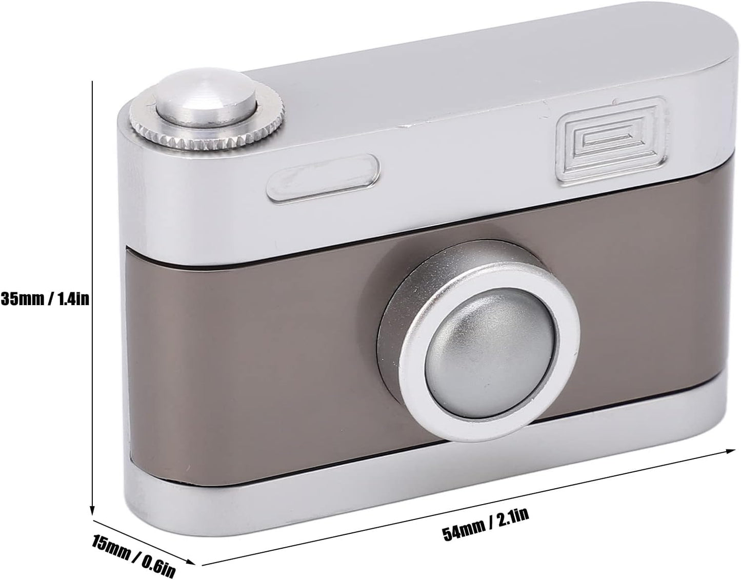 Adult Metal Press Click Anxiety Stress Relief Slider Toy Camera Shaped ADHD Push Slider Toy Sensory Toys Office Desk Toys