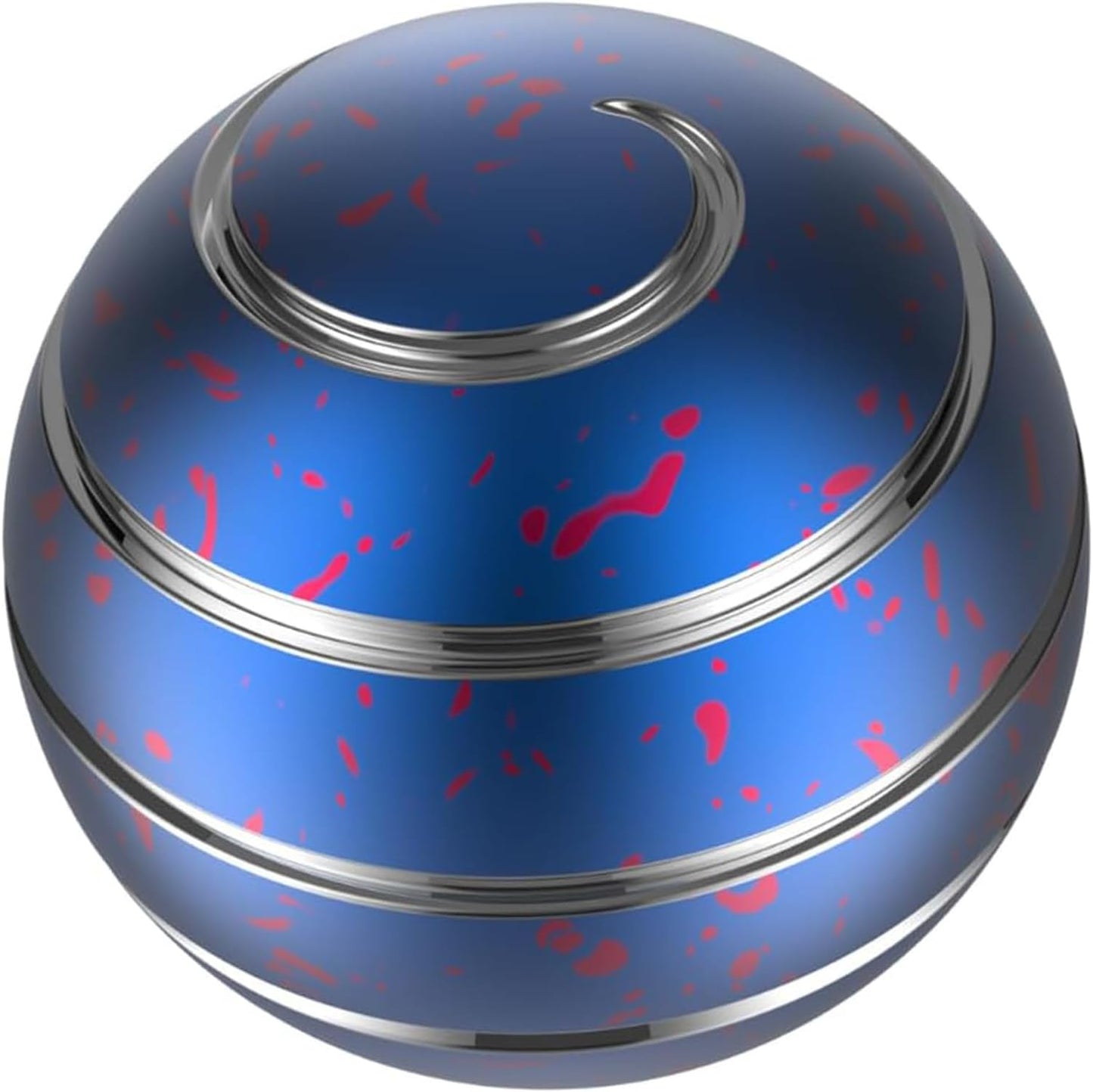 Fidget Toys, 1.77'' Kinetic Desk Toys for Adults, Desk Accessories for Office, Party Favors, Christmas Stocking Stuffers, Easter Basket (45MM, Blue Red)