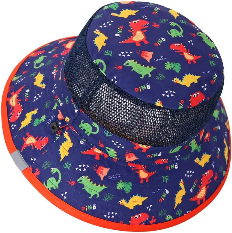 Kids Toddler Baby Boy Sun Hat Summer Bucket Hats with UPF 50+ UV Sun Protective