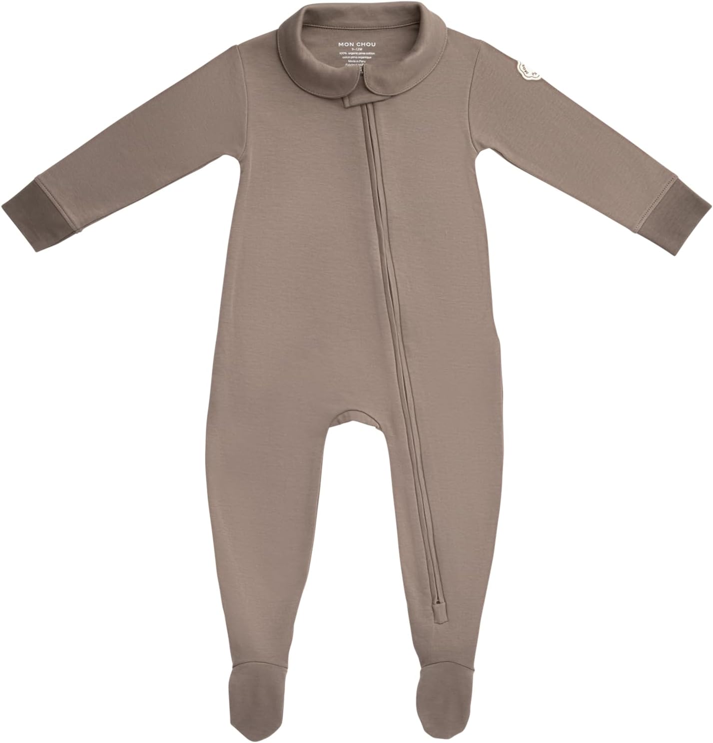 MON CHOU Organic Cotton Baby Pajamas - Ultra Soft Baby Footie Pajamas - 100% Pima Cotton PJ’s - Luxury Newborn Sleepers