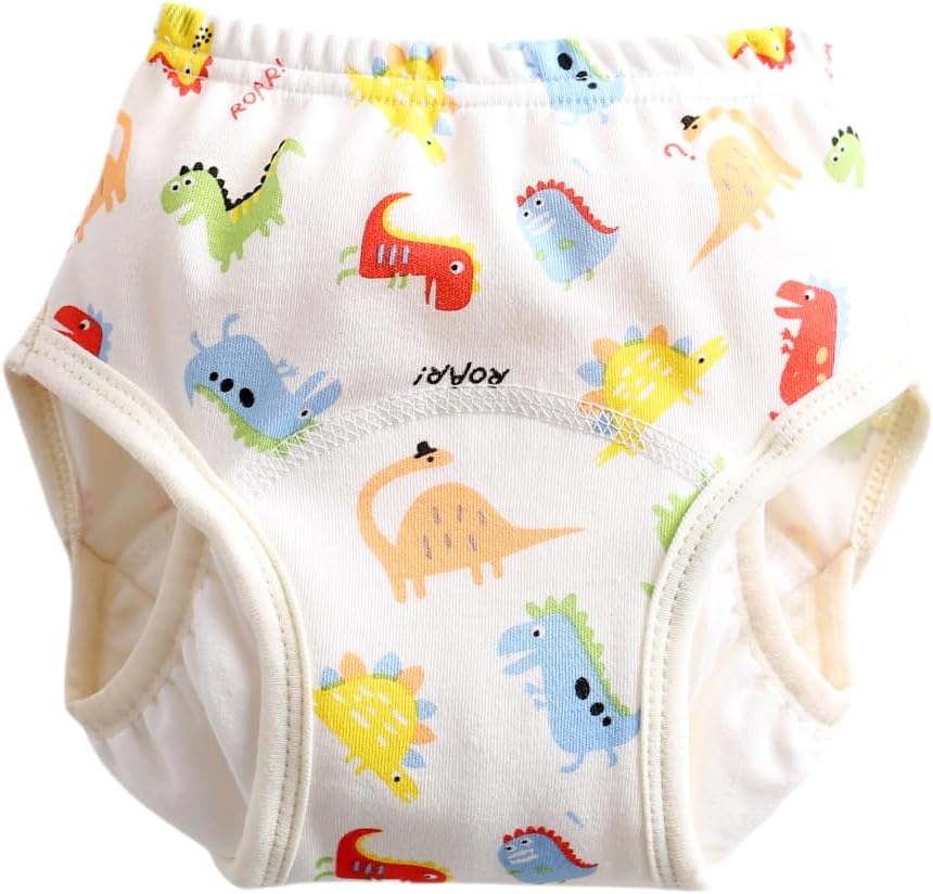 Baby Training Underpants,Soft Cotton Absorbent Potty Training Underwear For Baby Boys And Girls 6 Pack