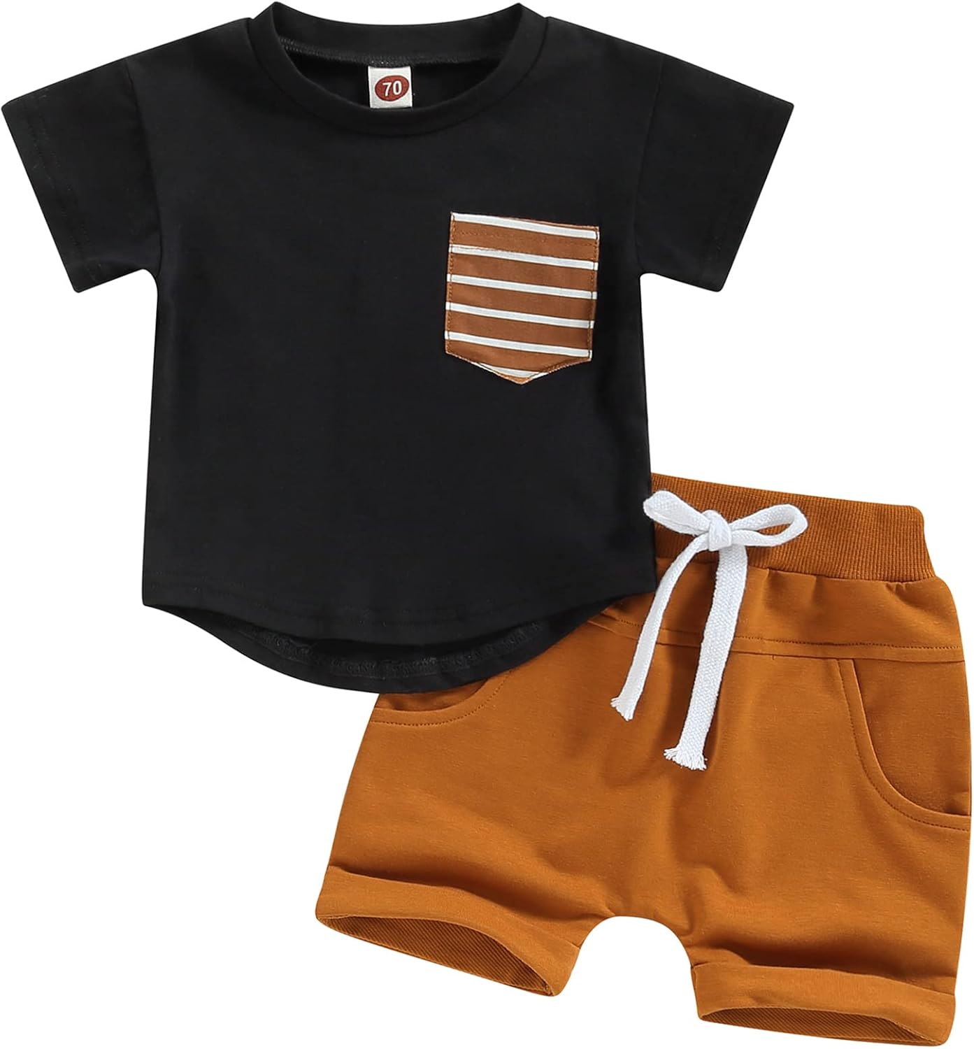 Mubineo Infant Toddler Baby Boy Summer T Shirt Shorts Outfits Short Sleeve Tee Tops Clothes Set