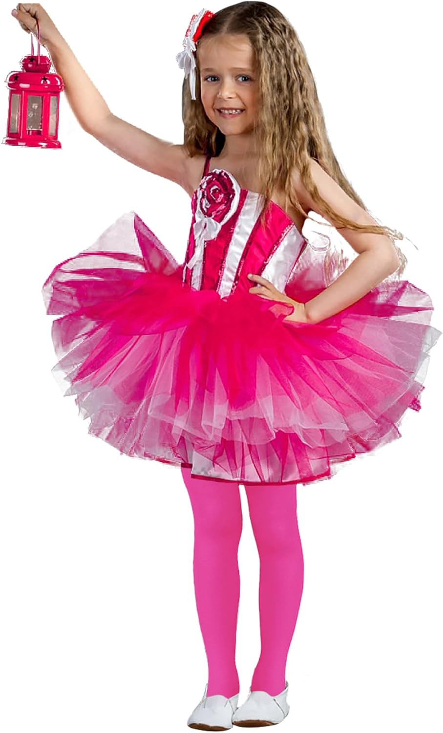 Ultra Soft Toddler Ballet Tights for Girls - Footed Dance Tights Colorful Baby Girls Leggings for Daily Party Halloween 1-6T