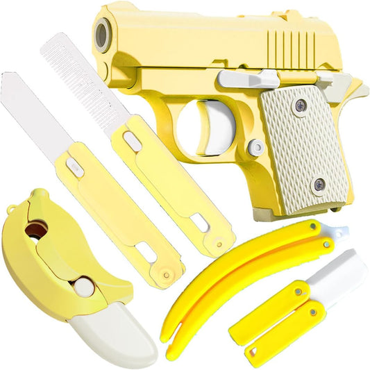 Fidget Gun Toy, Fidget Blaster Gun 1911 Titan Stress Shot ADHD Gun, 3D Printed Stress Anxiety Relief Pistol Toys
