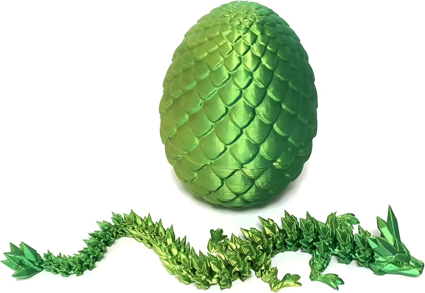 3D Printed Dragon Egg,Mystery Crystal Dragon Fidget Toys,Articulated Dragon,Home Desk Decor Easter Surprise Dinosaur Eggs,Adults Fidget Toys for Autism/ADHD