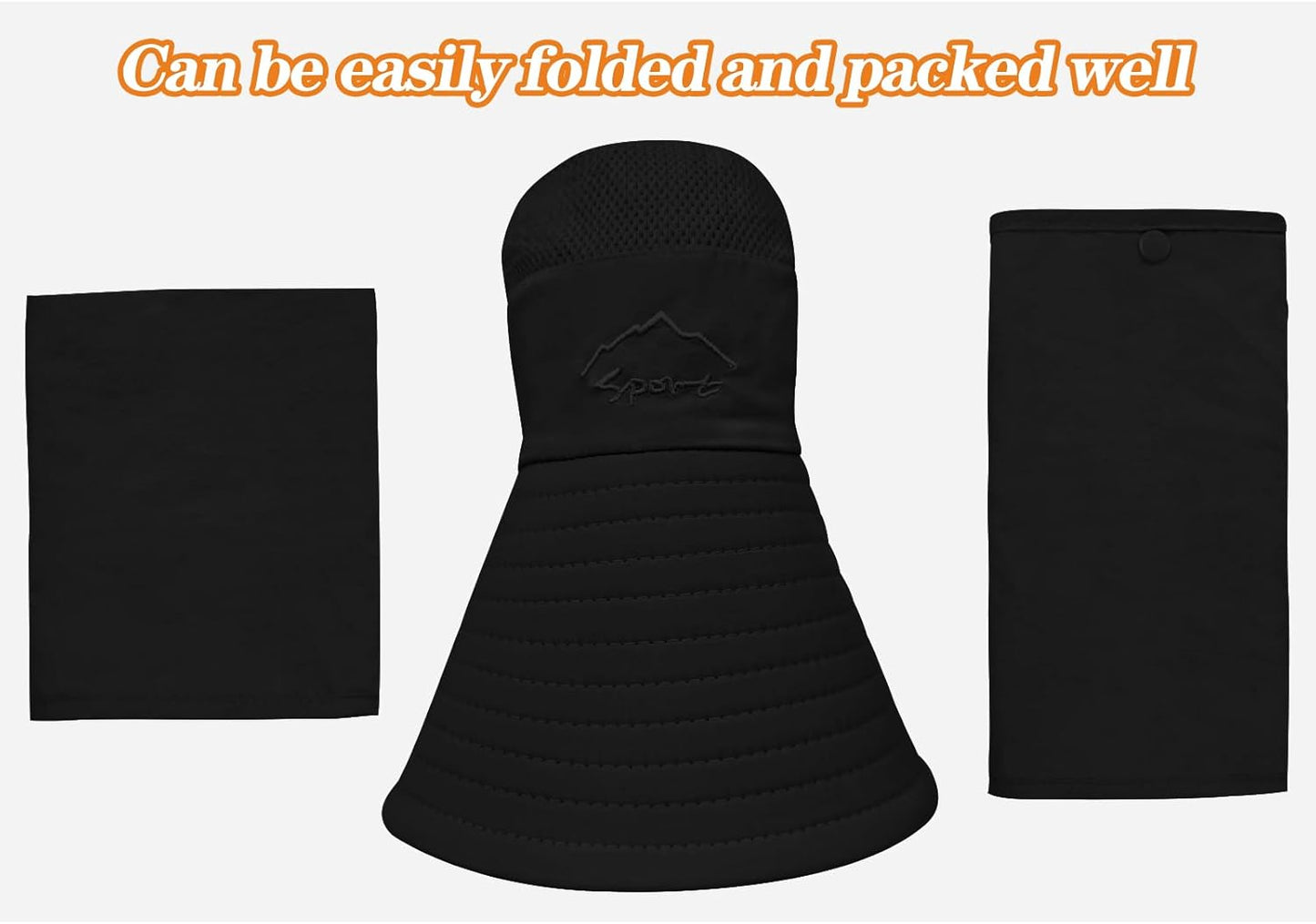 Sun Hats for Men Women Fishing Hat UPF 50+ Breathable Wide Brim Summer UV Protection Hat