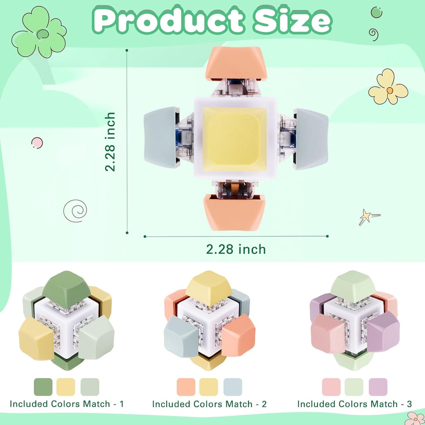 Keyboard Fidget Toy for Adults Keyboard Clicker Fidget Stress Relief Sensory Toy