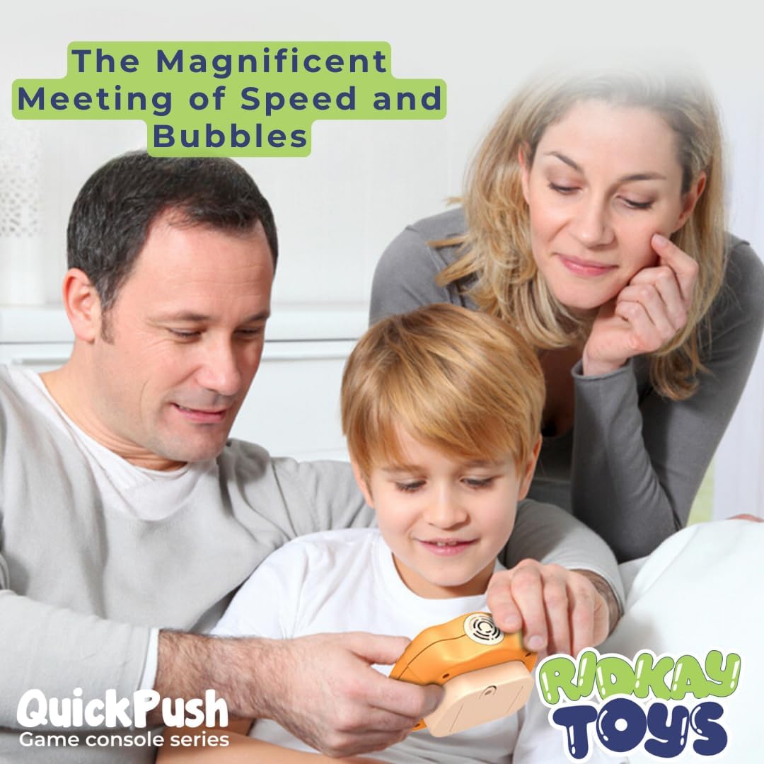 Fast Push Game - Pop Game It, Joy & Fun for Kids Ages 6-12: Sensory Toys for Kids 5-7 | 4 Modes Games, Kids Games, Fidget Toys for Kids 8-12, Handheld Games, Fast Push Bubble Game - Pop Fidget