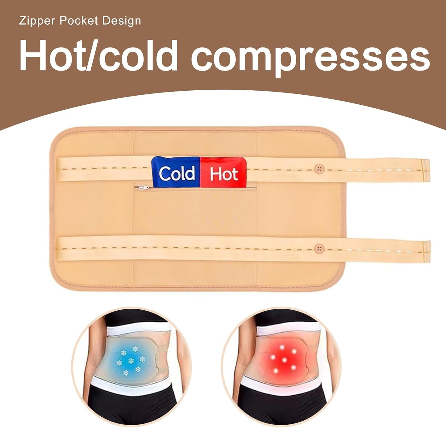 4 Pcs Castor Oil Pack Wrap Organic Cotton for Liver Detox, Stomach, Belly, Neck, Breast & Entire Body, Reusable Pads Kit for Hot/Cold Compress with Adjustable Elastic Strap, Waterproof & Anti Oil Leak