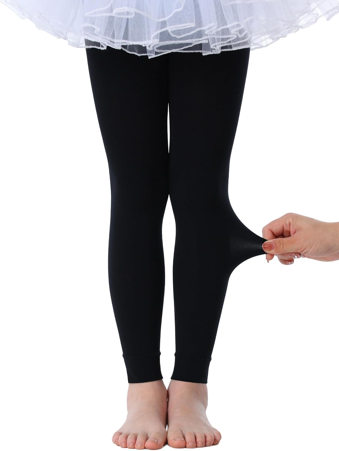 Girls Tights for Ballet Dance School Students Super Soft Stockings Leggings (Toddler/Kids)