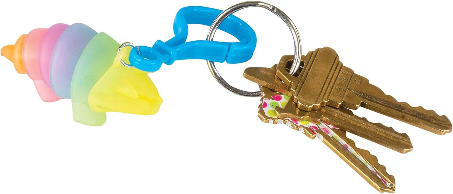 Raymond Geddes Glow in The Dark Dinosaur Fidget Toys (Set of 24) - Fun Toy Dinosaurs - Ideal Backpack Buddy Keychain Toys