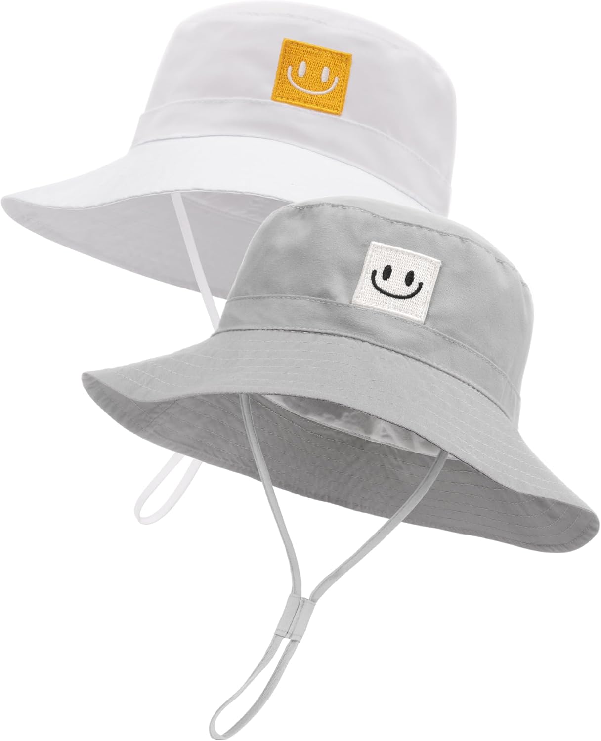 FURTALK Baby Sun Hat Smile Face Toddler Boys Girls Bucket Hat 0-5 Years Kids UPF 50+ Sun Protection Summer Hats