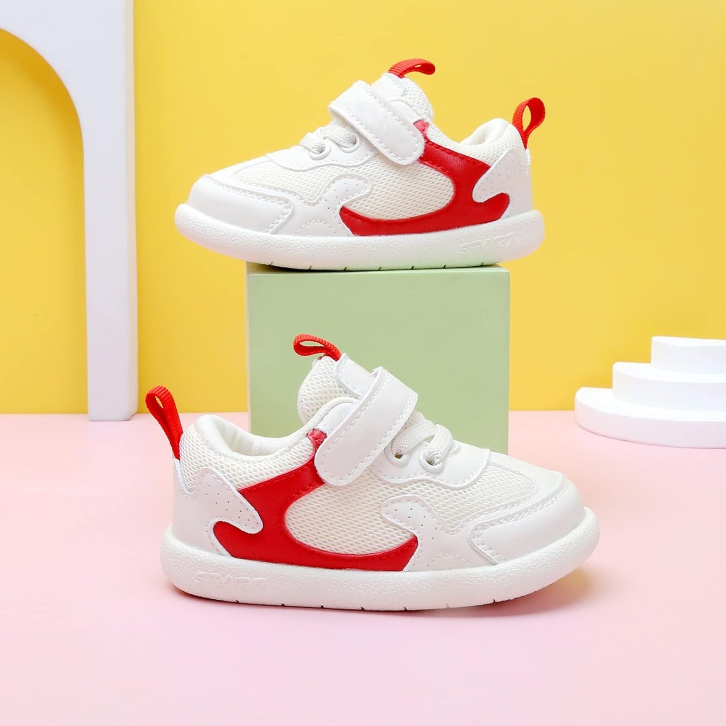 Baby Boy Girl Shoes Infant Non Slip Sneakers Breathable Lightweight Toddler First Walking Shoes 6 12 18 24 Months