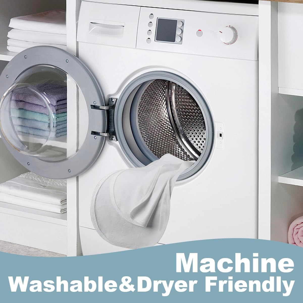 Thicker 4-Pack Waterproof Changing Pad Liners - Ultra Soft & Absorbent for Baby, Fits Keekaroo Peanut Changer & Standard Pads, Machine Washable, Two-Sided Design (15"x26.5")