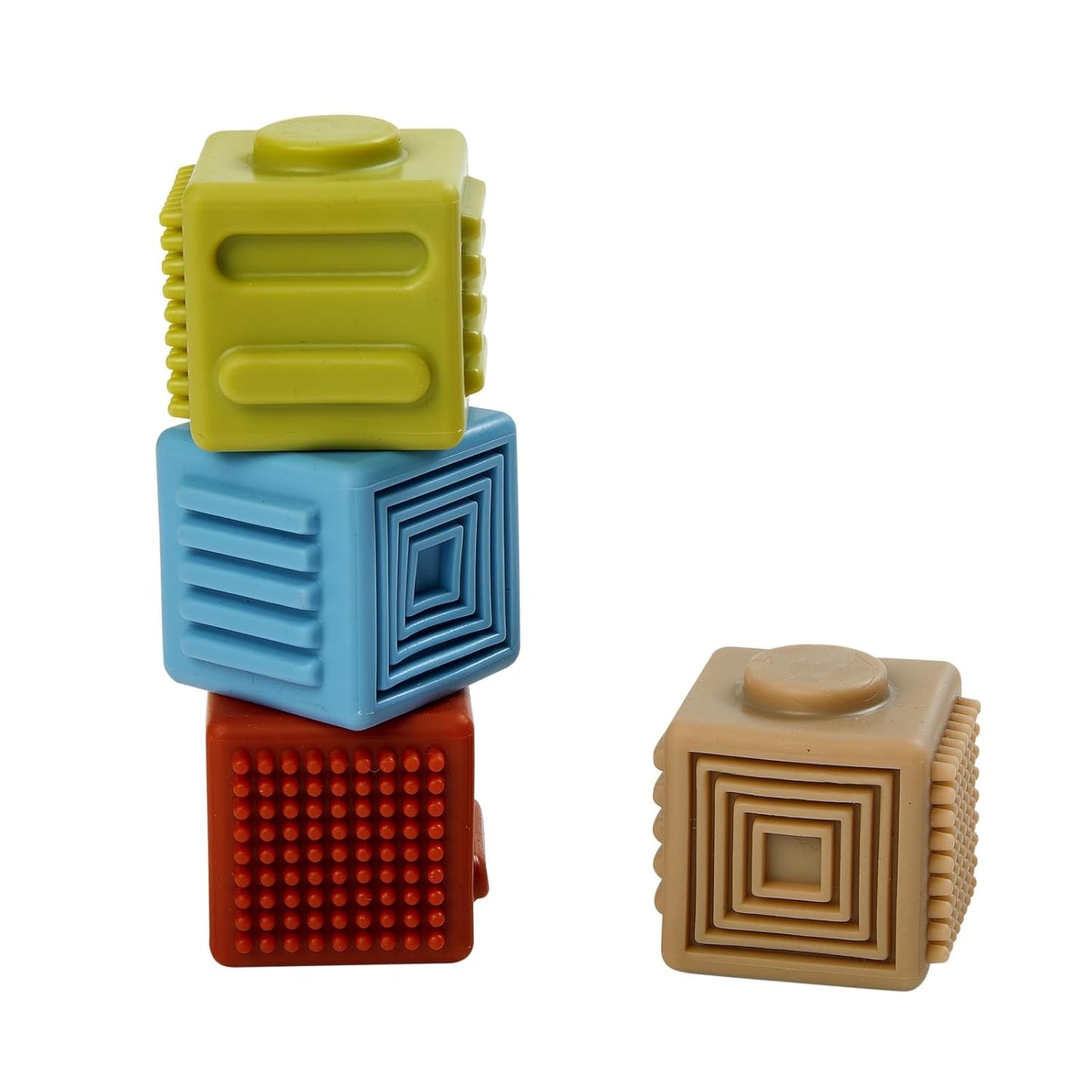 Really Good Stuff Sensory Fidget Finger Cubes-Set of 4