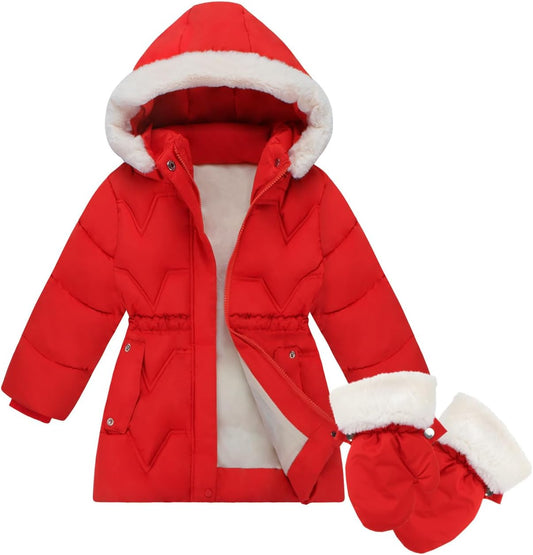 Kids Winter Snow Coat For Girl Clothes Puffer Jacket Padded Outfit Child Outwear
